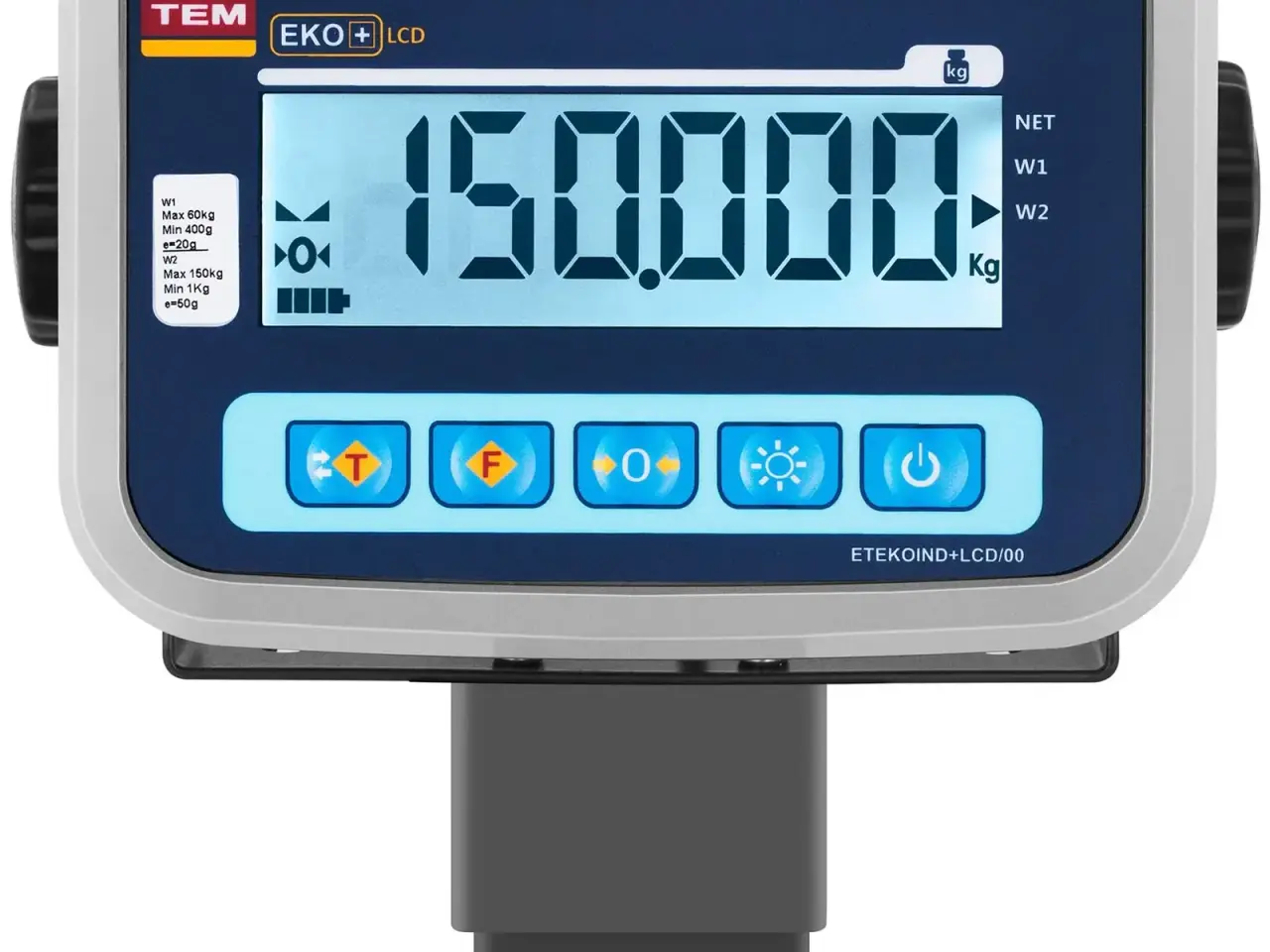 Billede 2 - Industrivægt – certificeret – 150 kg / 0,05 kg