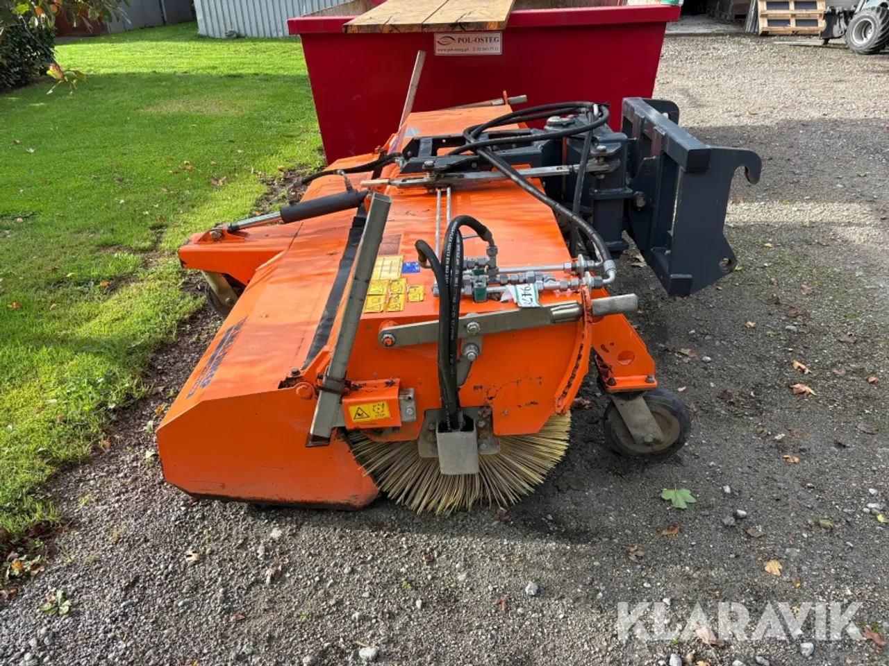 Billede 2 - Hydraulisk kost Tuchel Profi 660-230 med opsamler