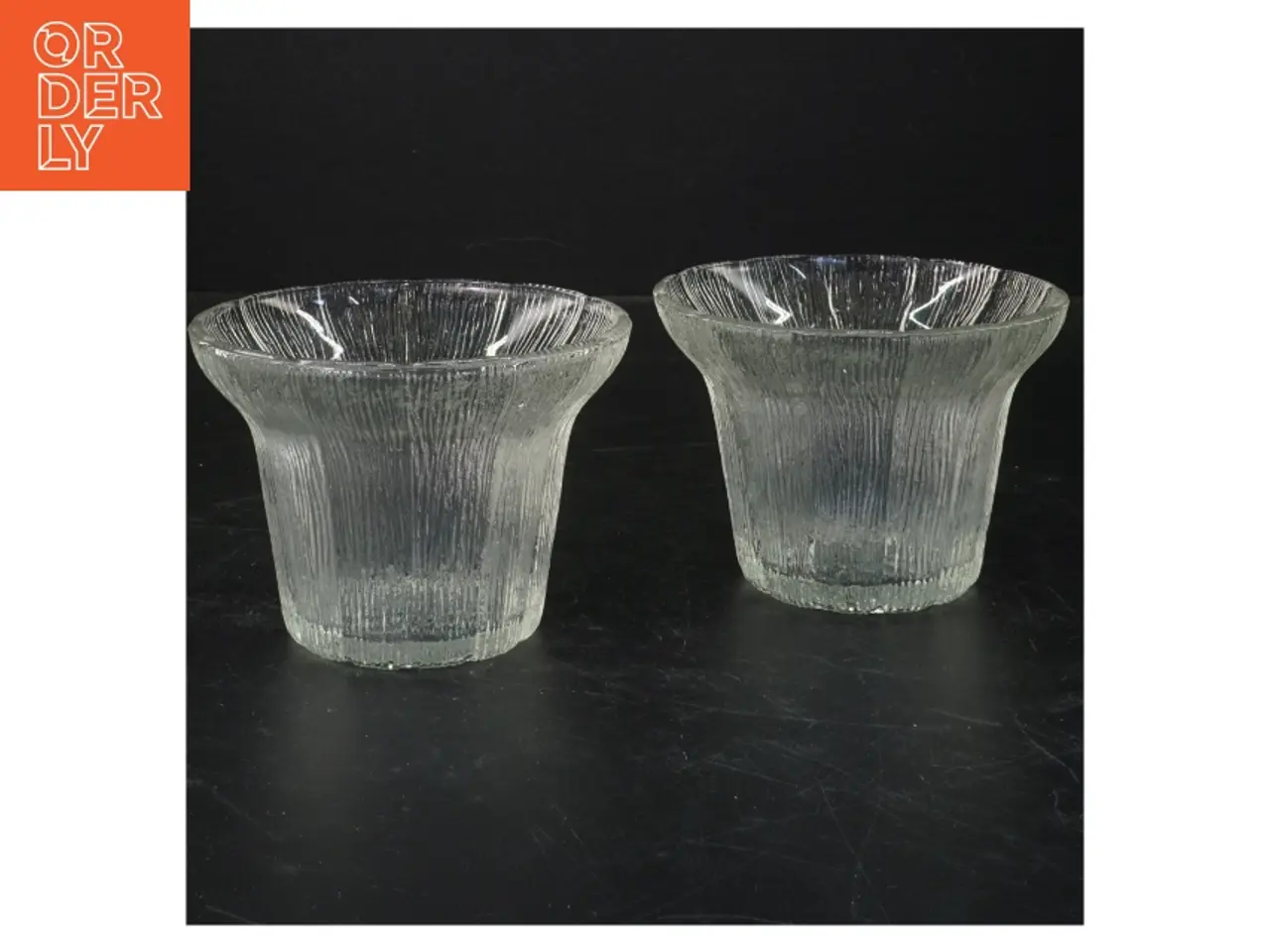 Billede 1 - Lysestager eller Glasvaser (str. 9 cm)
