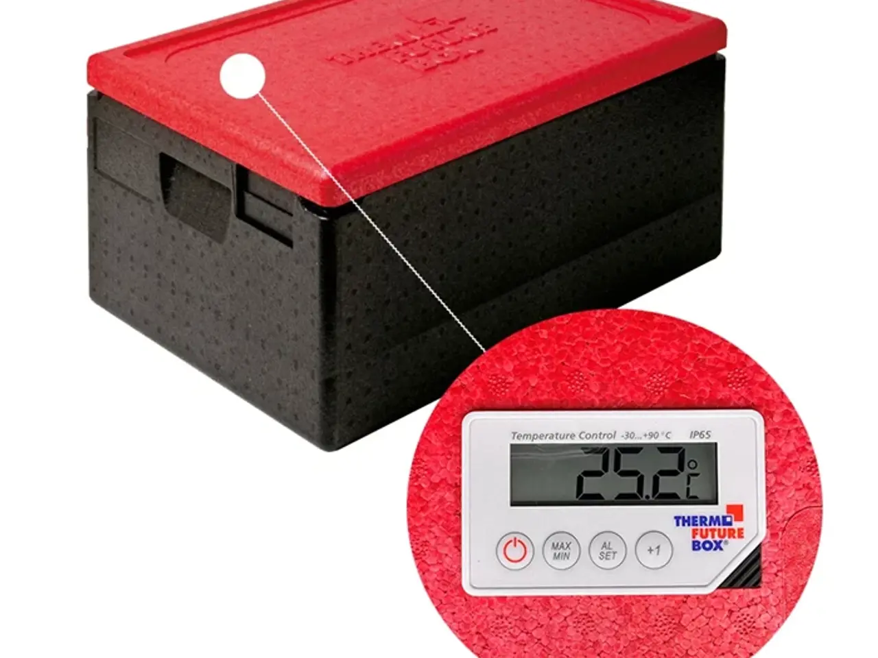 Billede 1 - Termoboks GN 1/1 Digital – 46 L – sort