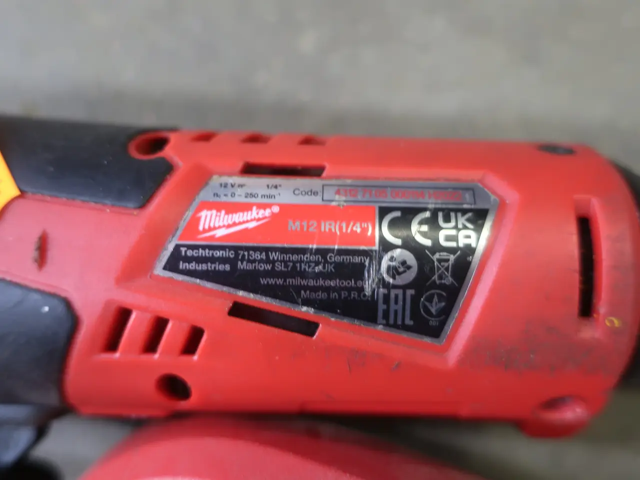 Billede 3 - Skraldenøgle MILWAUKEE M12 IR