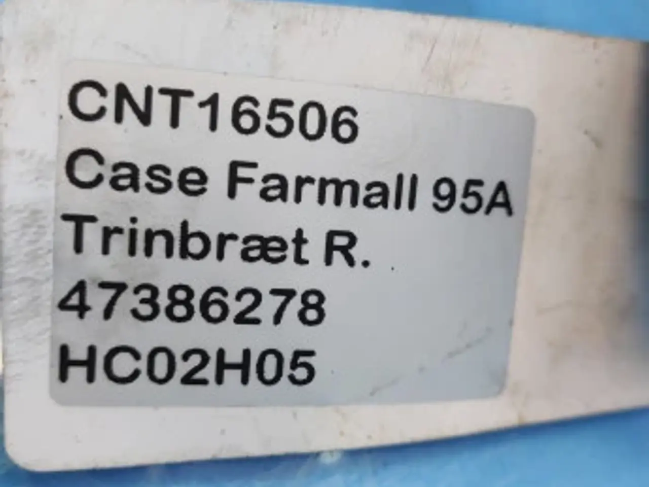 Billede 16 - Case Farmall 95A Trinbræt R. 47386278