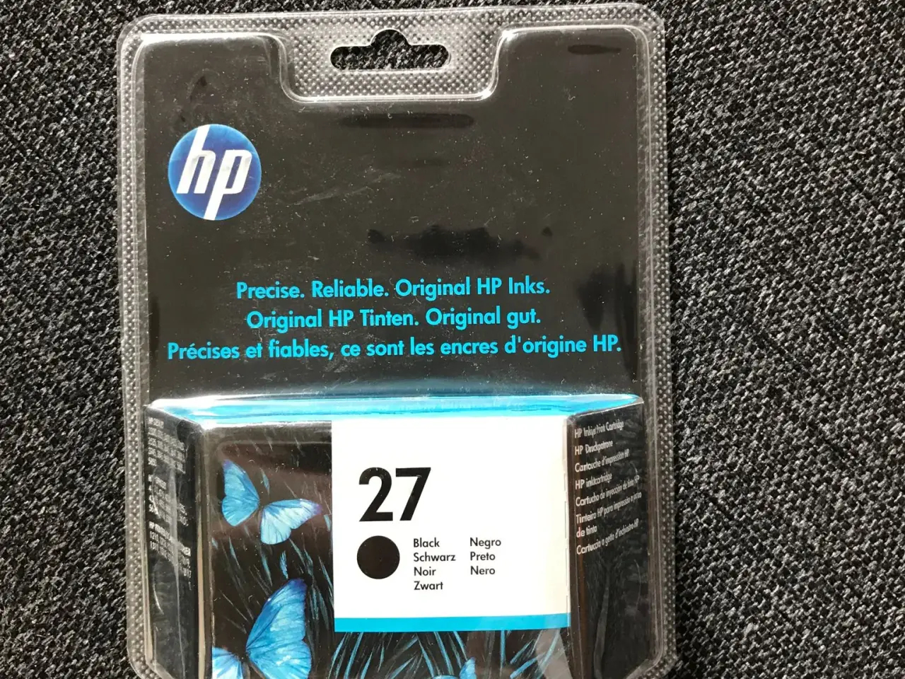 Billede 1 - hp printer blæk sort nr. 27