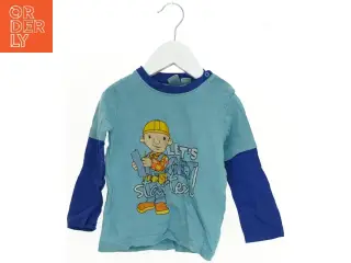 Langærmet T-shirt med print fra Bob The Builder (str. 92)