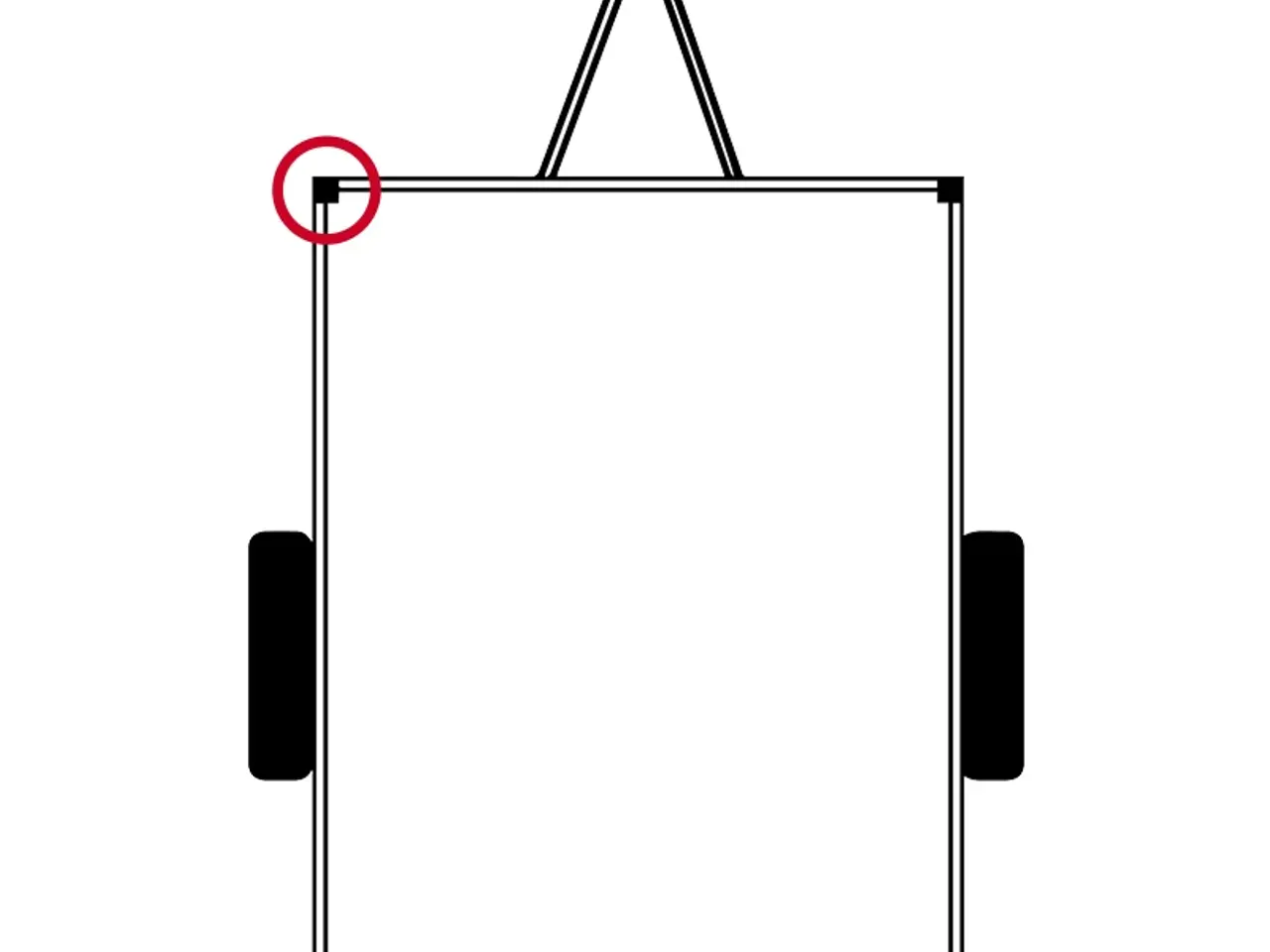 Billede 2 - Hjørnestolpe H bag / V for ED2x14