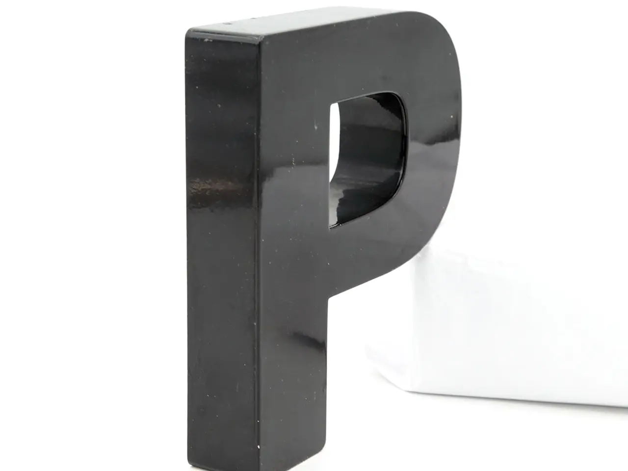 Billede 15 - Sorte facadebogstaver i aluminium – E, S, A og P