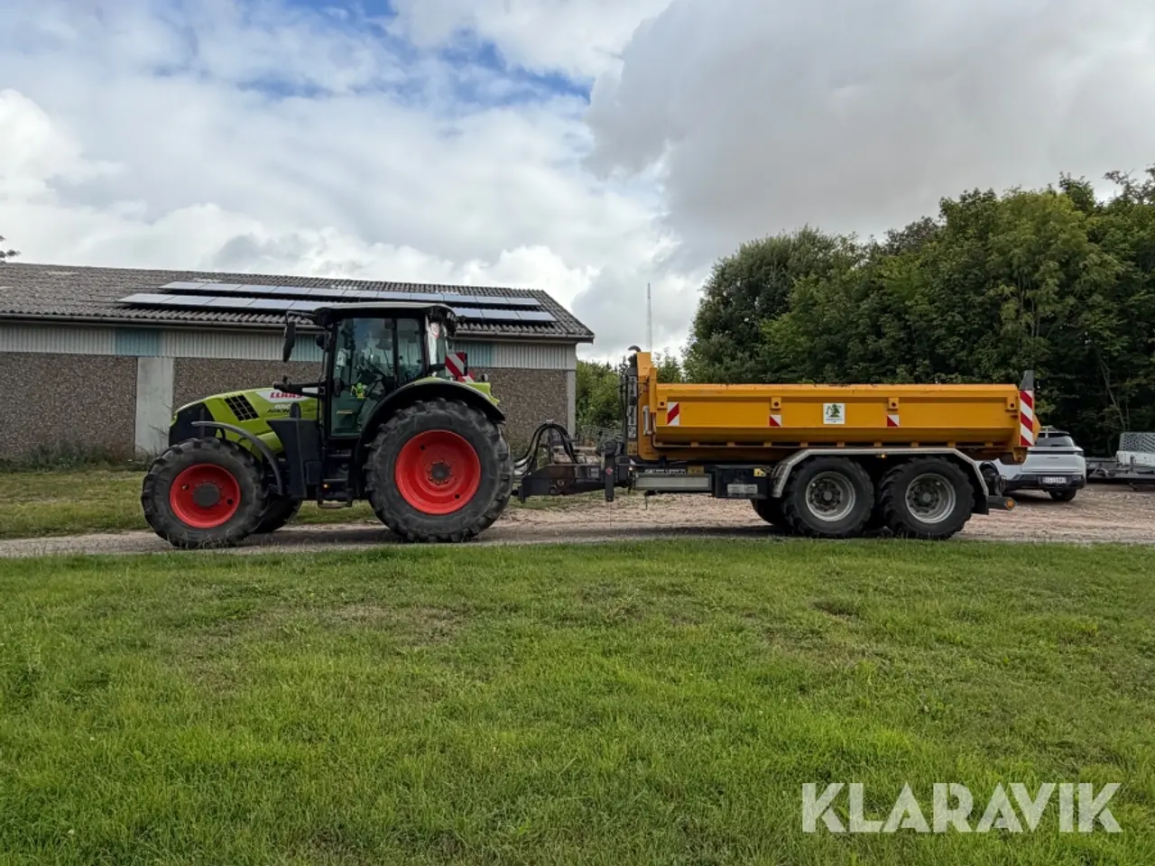 Billede 2 - Traktor Claas 650 Arion - med kroghejsevogn