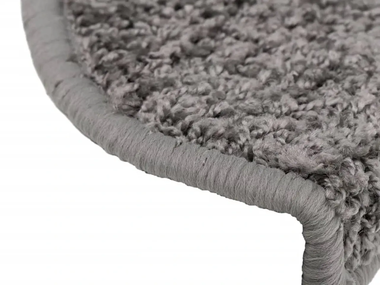 Billede 7 - Trappemåtter 15 stk. 65x21x4 cm grå halvrunde store