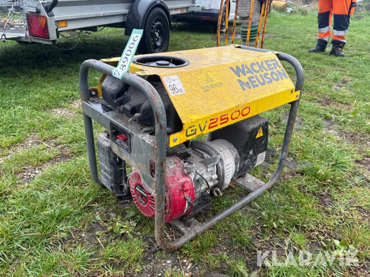Billede 1 - Generator Wacker Neuson Gv2500 - benzindrevet