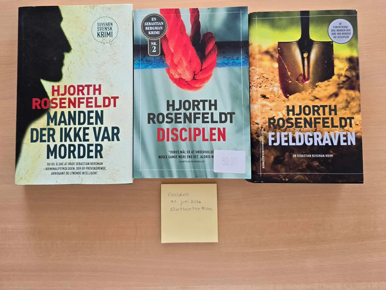 Billede 1 - Hjort Rosenfeldt - 3 bøger