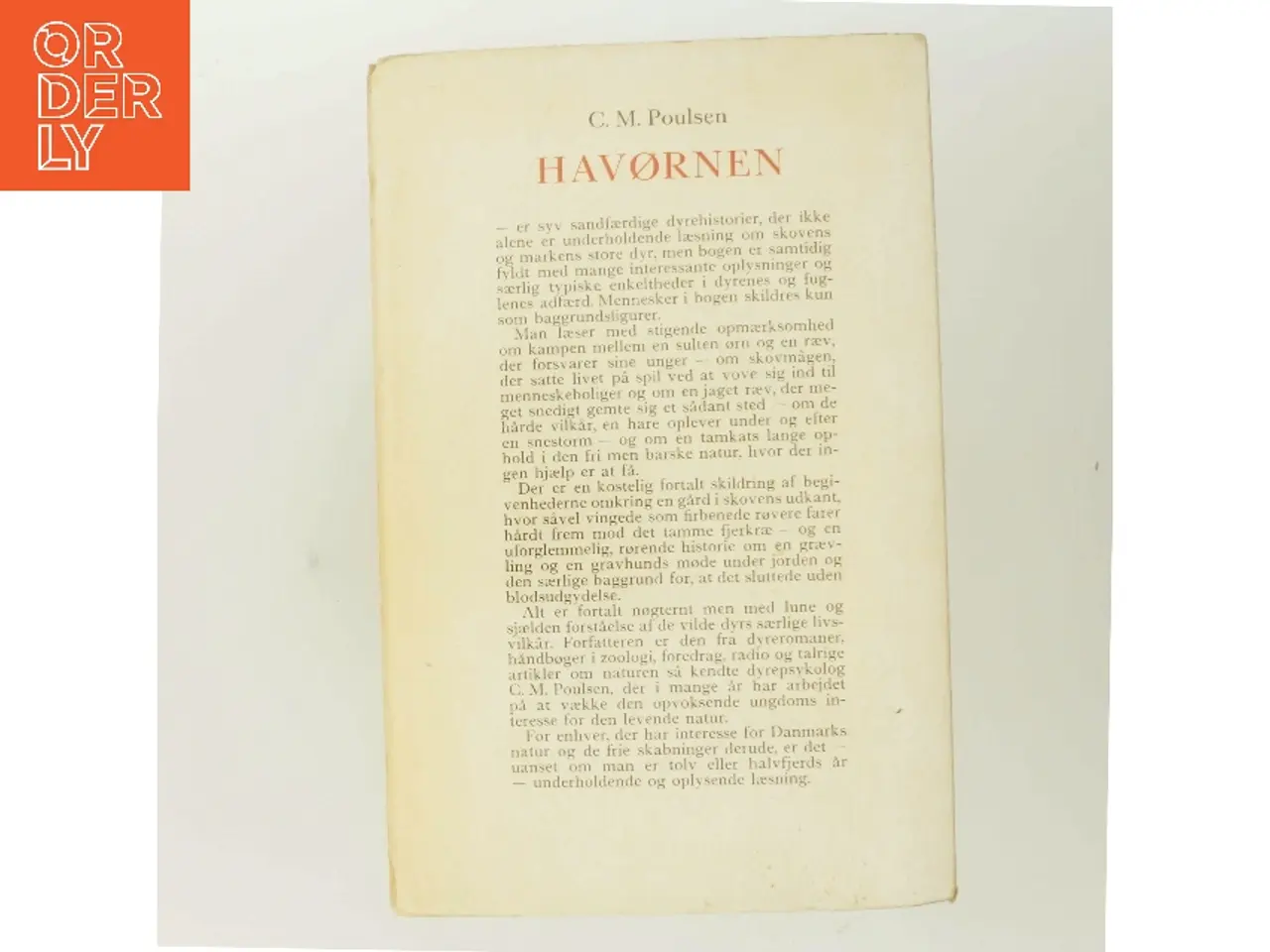 Billede 3 - Havørnen og andre dyrefortællinger af C. M. Poulsen (Bog)