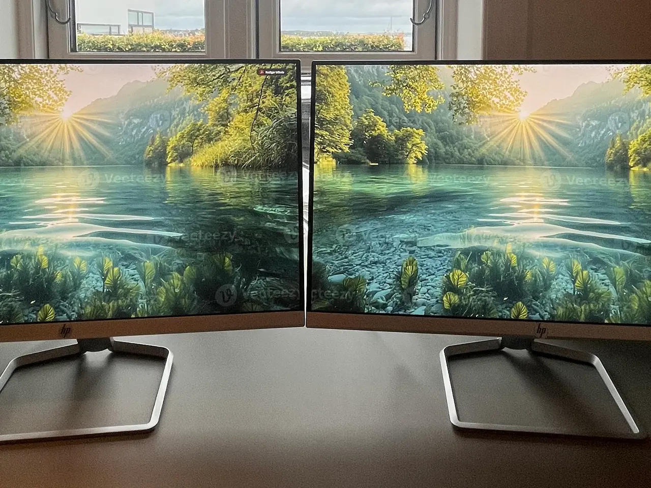 Billede 1 - 24" HP 24f skærm - 2 stk.