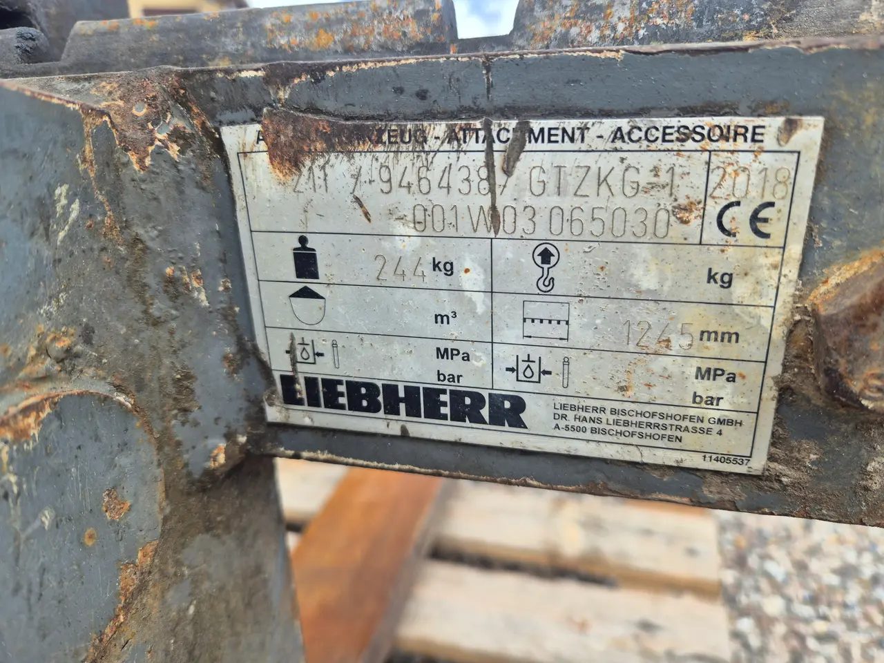 Billede 4 - Pallegafler med Volvo L30-35 Skifte