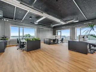Moderne kontor på 3. sal I World Trade Center