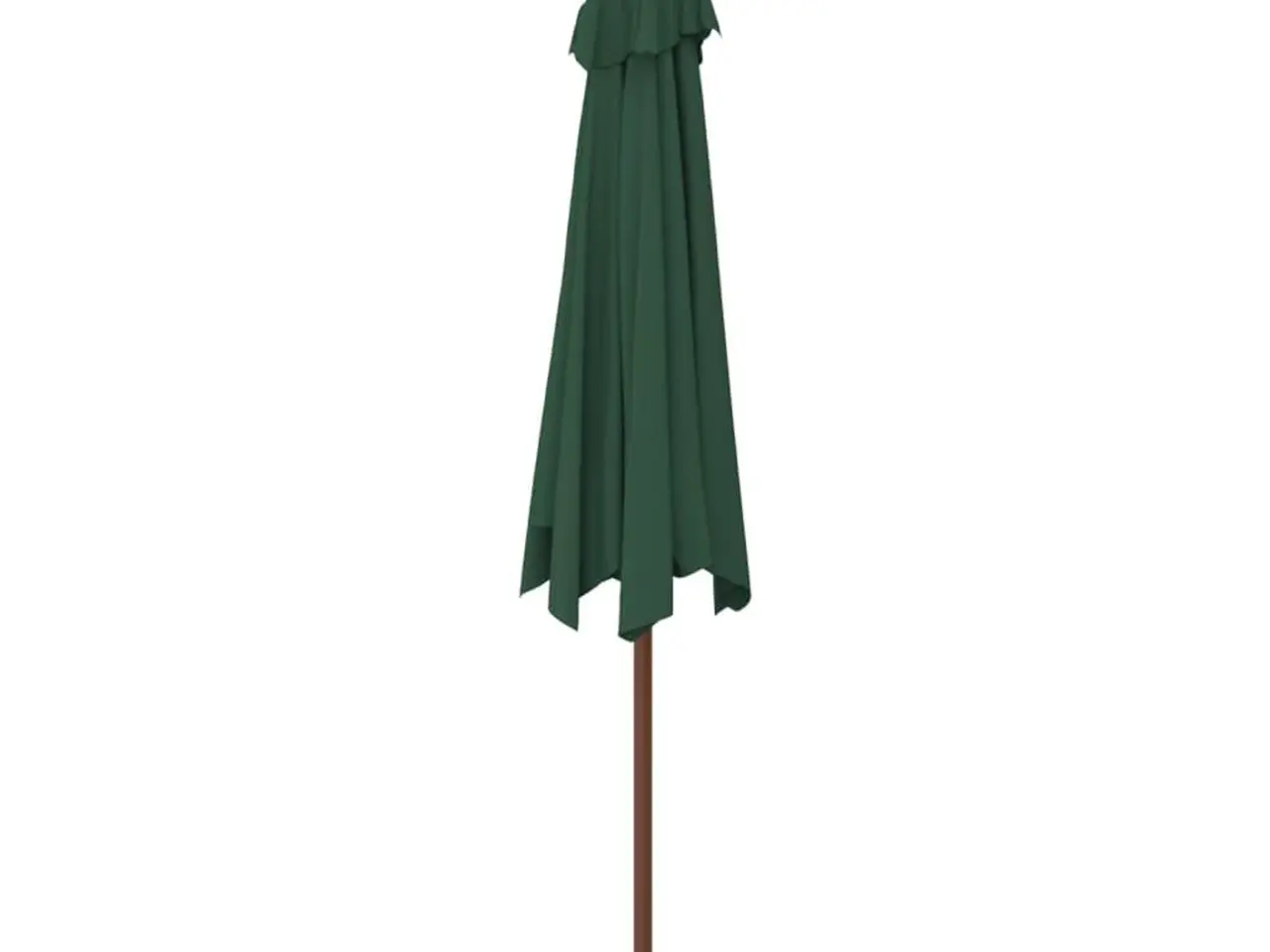 Billede 5 - Haveparasol med træstang 299 x 240 cm - grøn