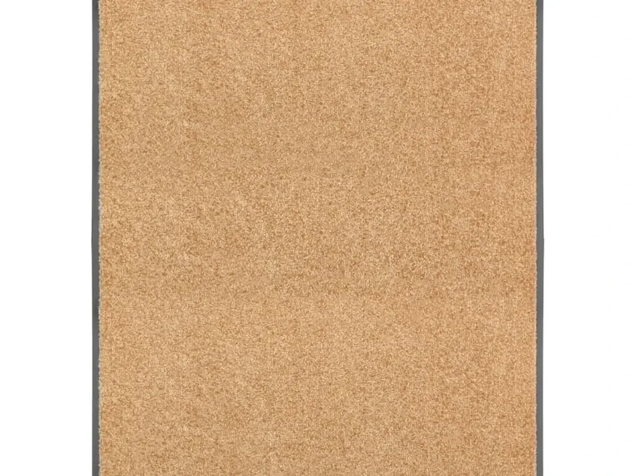 Billede 1 - Vaskbar dørmåtte 90×120 cm - cremefarvet, indendørs/udendørs