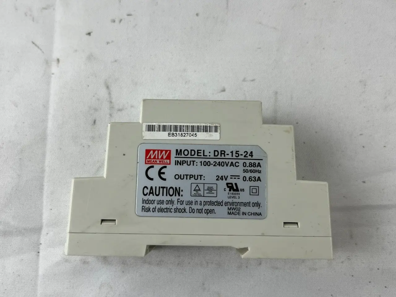 Billede 4 - Mean Well DR-15-24 DIN Rail strømforsyning 24VDC