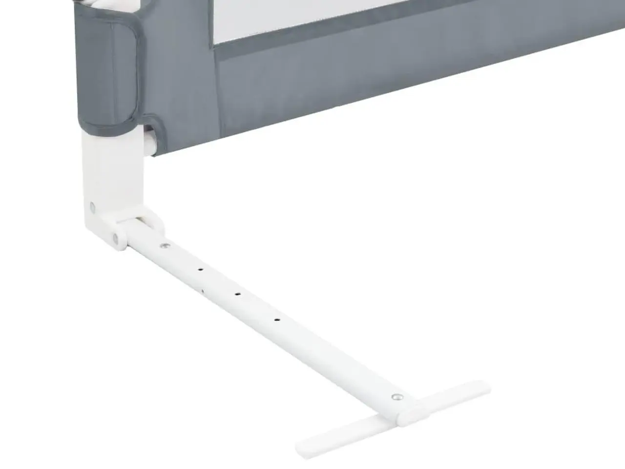Billede 6 - Sengegelænder til barneseng 180 x 42 cm - polyester, grå