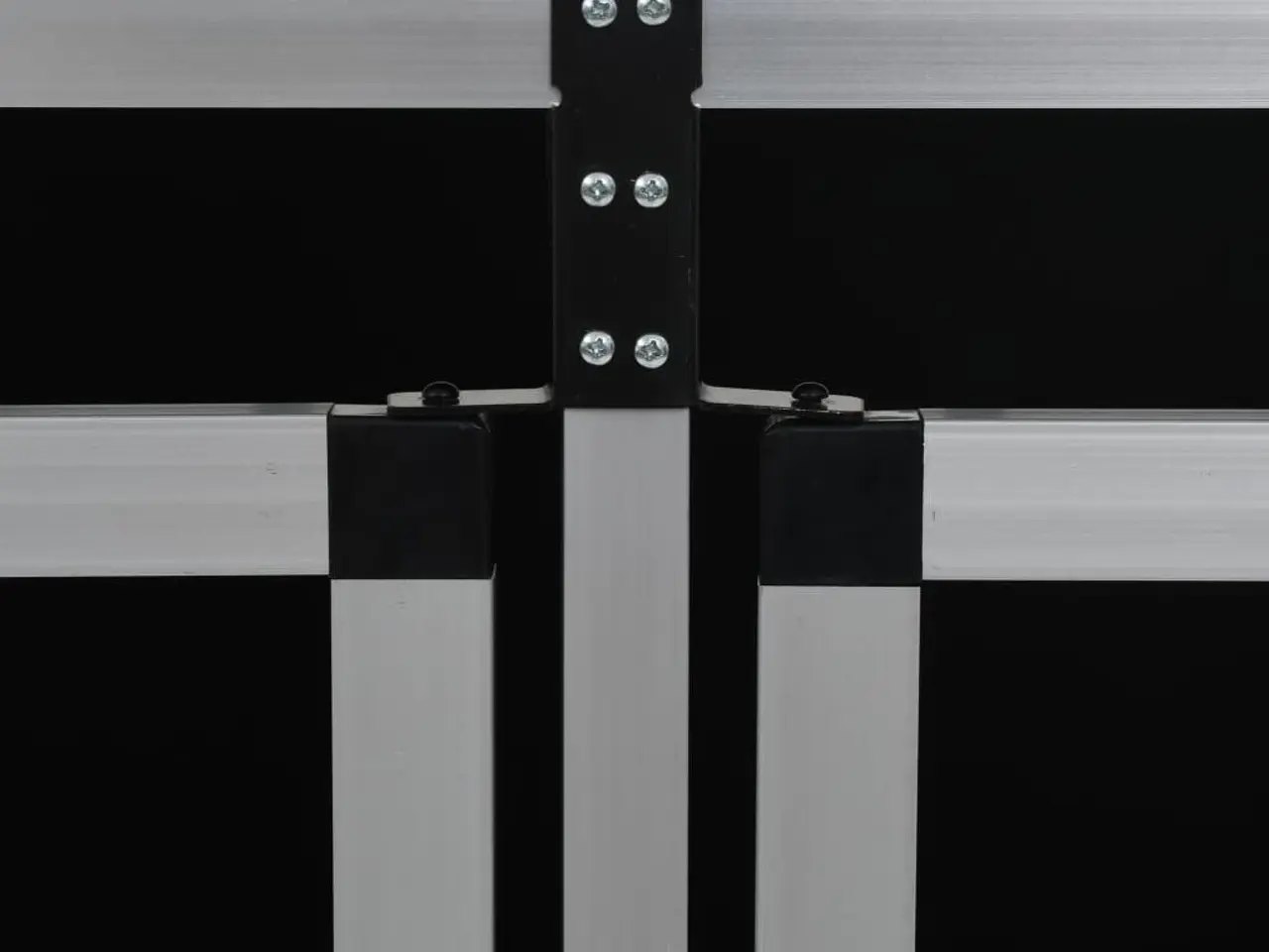 Billede 9 - Hundebur til bil med dobbelt dør - aluminium/MDF, 94 × 88 × 69 cm