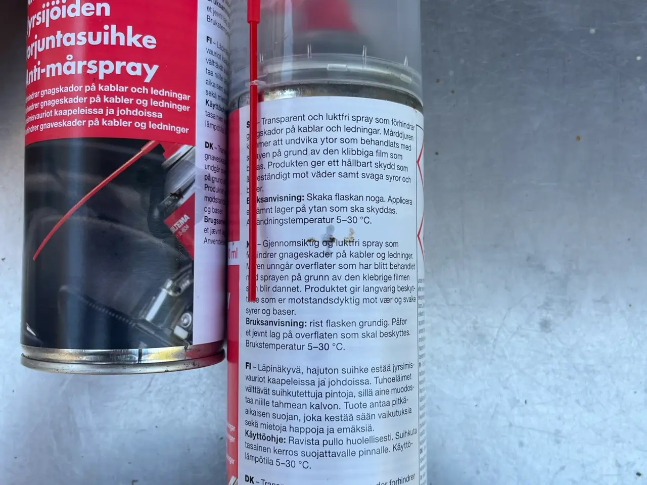 Billede 1 - Mårspray 2 dåser +1/2