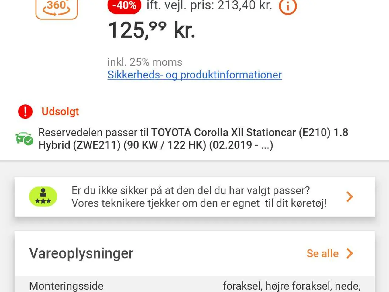 Billede 3 - Bærekugler Toyota 