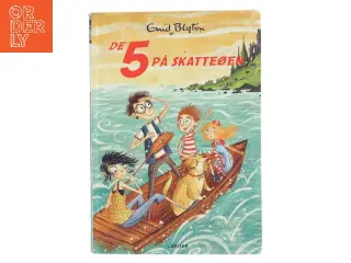 De 5 på skatteøen af Enid Blyton (Bog)