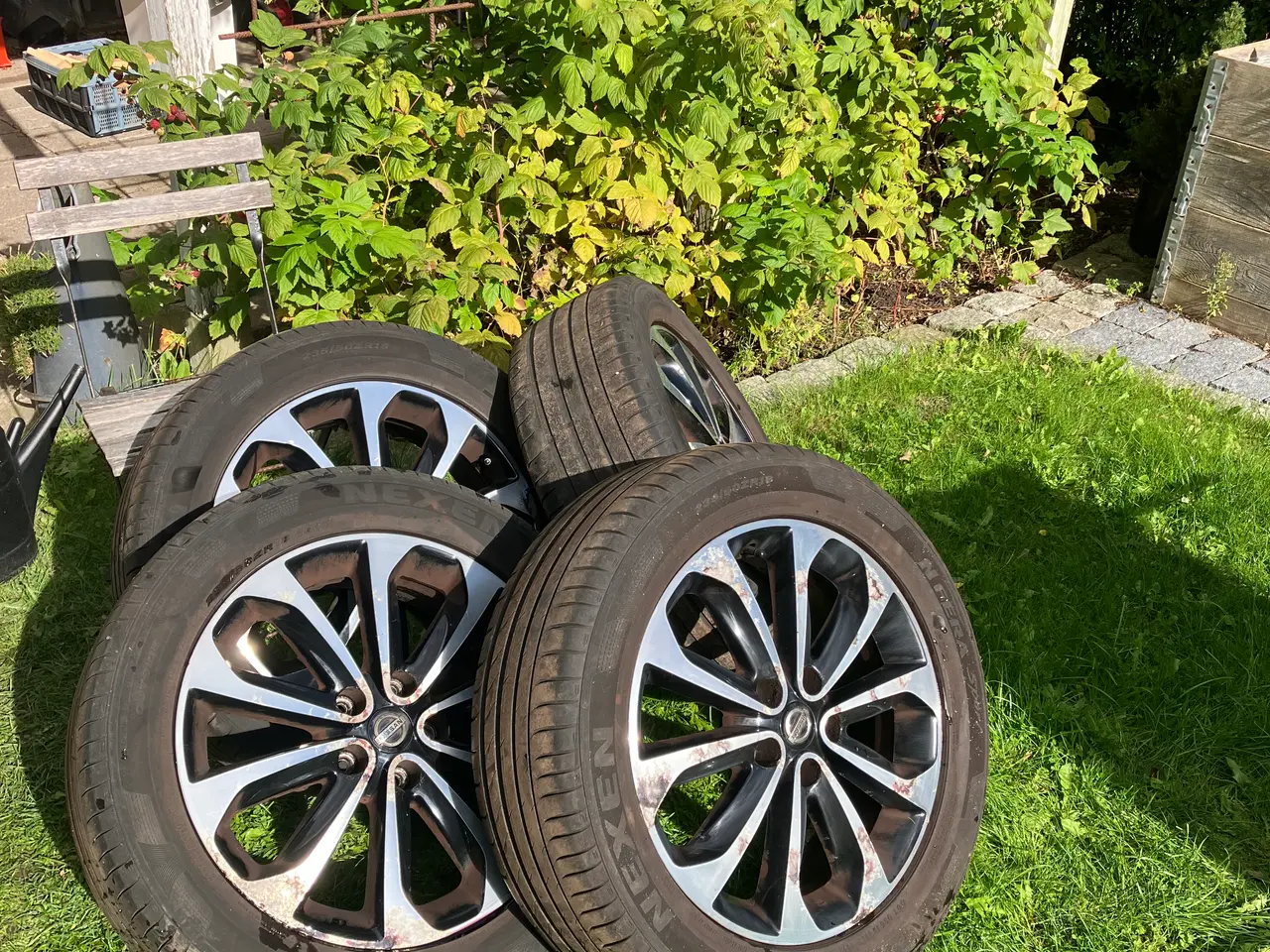 Billede 3 - Originale Nissan Quashqai 18" Alufælge 