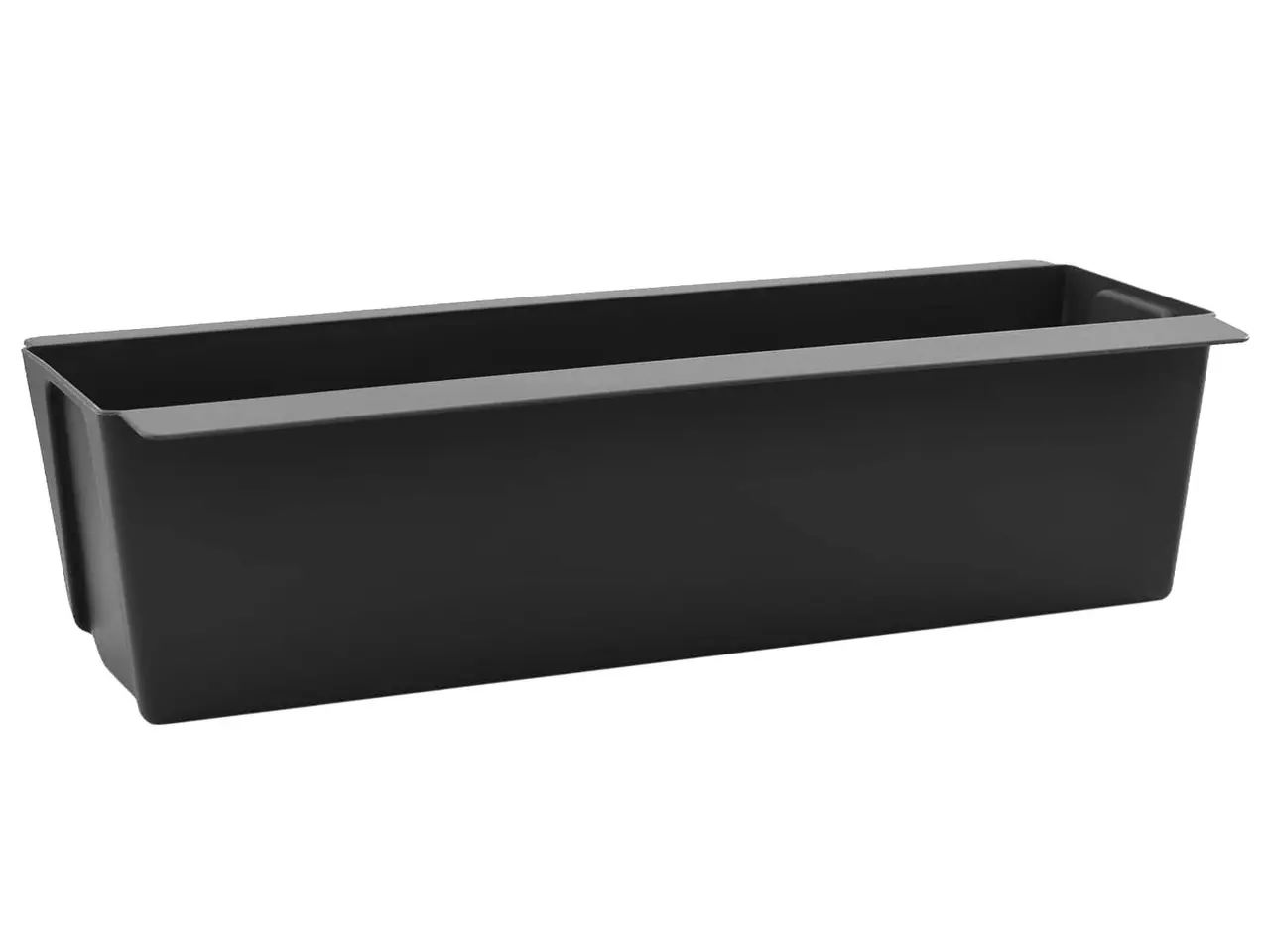 Billede 2 - Blomsterkasser til Euro-paletter 12 stk Sort 36 x 13,5 x 9,5 cm