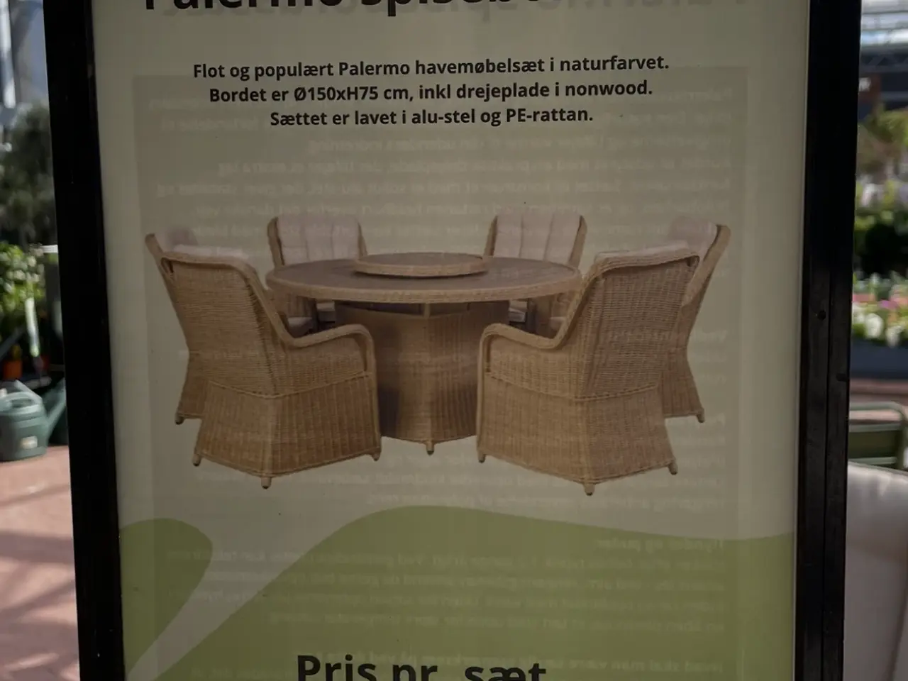 Billede 1 - Nye havemøbler