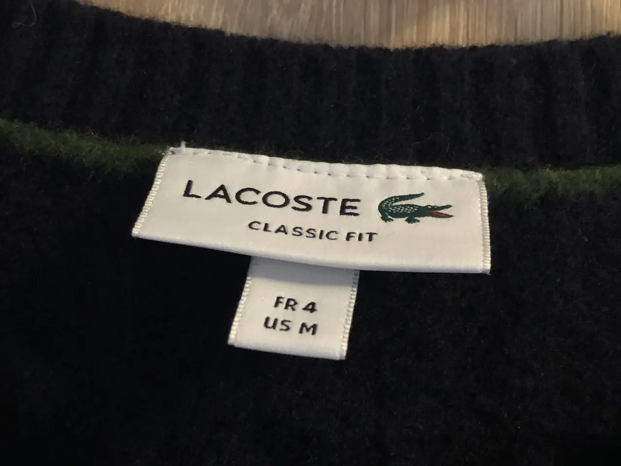Billede 3 - Ny Lacoste Striktrøje, Str M (Passer som Small)