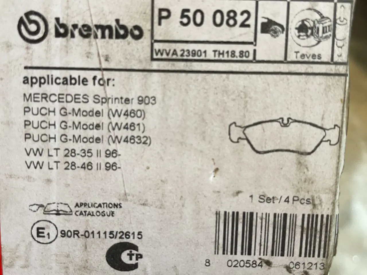 Billede 1 - Bremseklodser Mercedes Sprinter