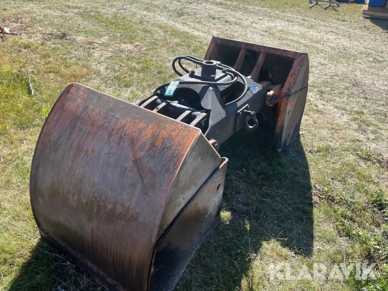 Billede 3 - Sten- og asfaltgrab Hema CaGS90-500 med aftagelige sider