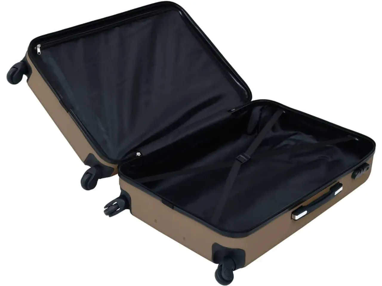 Billede 6 - Kuffertsæt 3 stk. hardcase i ABS - brun