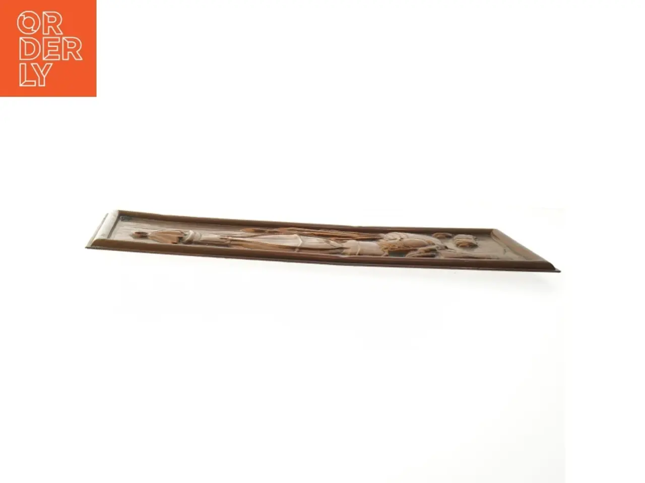Billede 3 - Dekorativ kobberrelief (str. 37x16 cm)
