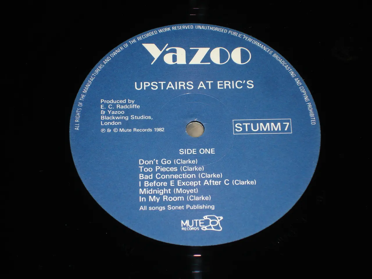 Billede 5 - Yazoo – Upstairs At Eric's