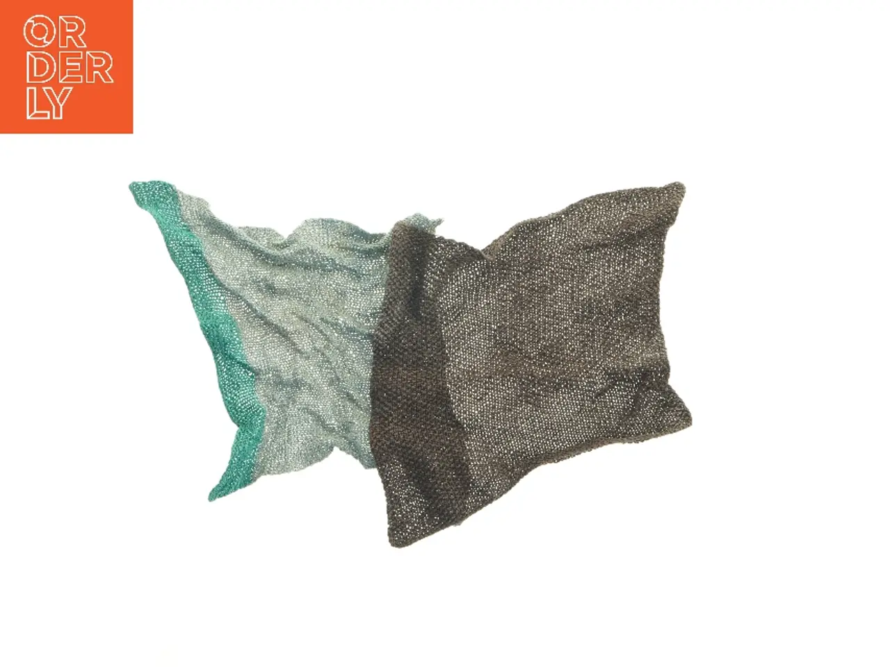 Billede 1 - Strikket tørklæde (str. 30x31 cm)