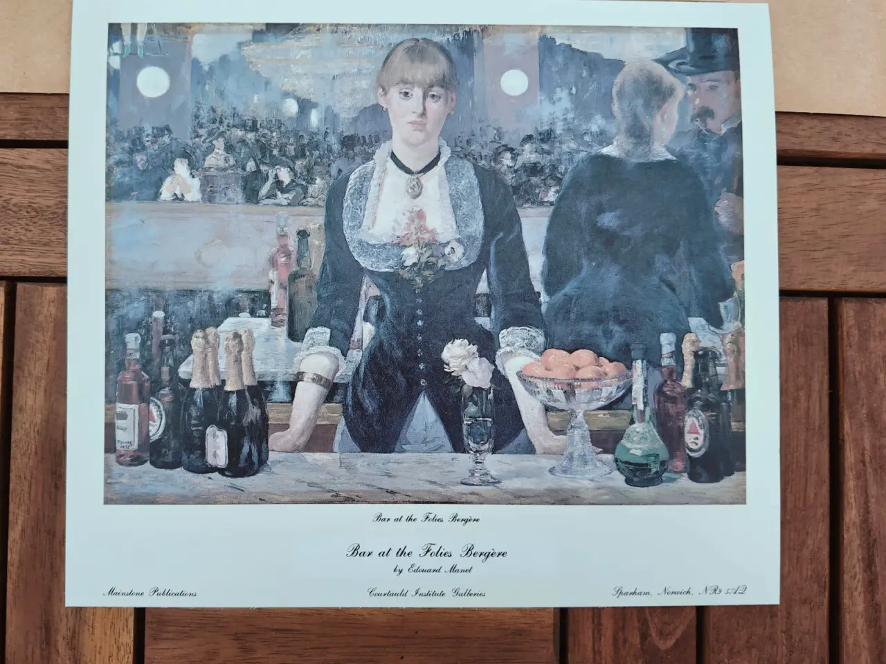 Billede 2 - Kunsttryk af Manet's "A Bar at the Folies-Bergère'