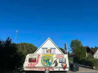 30 års perberkværn/campingvogn
