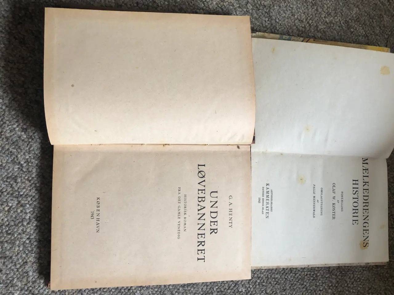 Billede 2 - Drenge bøger fra 1943.