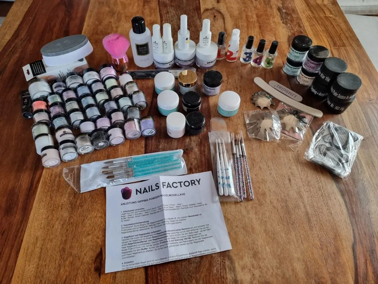 Billede 1 - Nail Dipping Powder / Acrylic Set