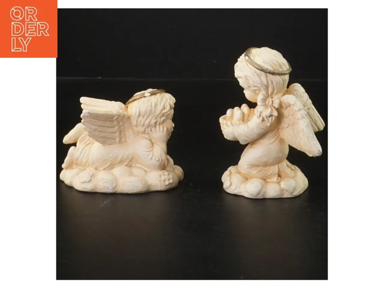 Billede 1 - Kerub figurer (str. 10x6&9,5x7 cm)