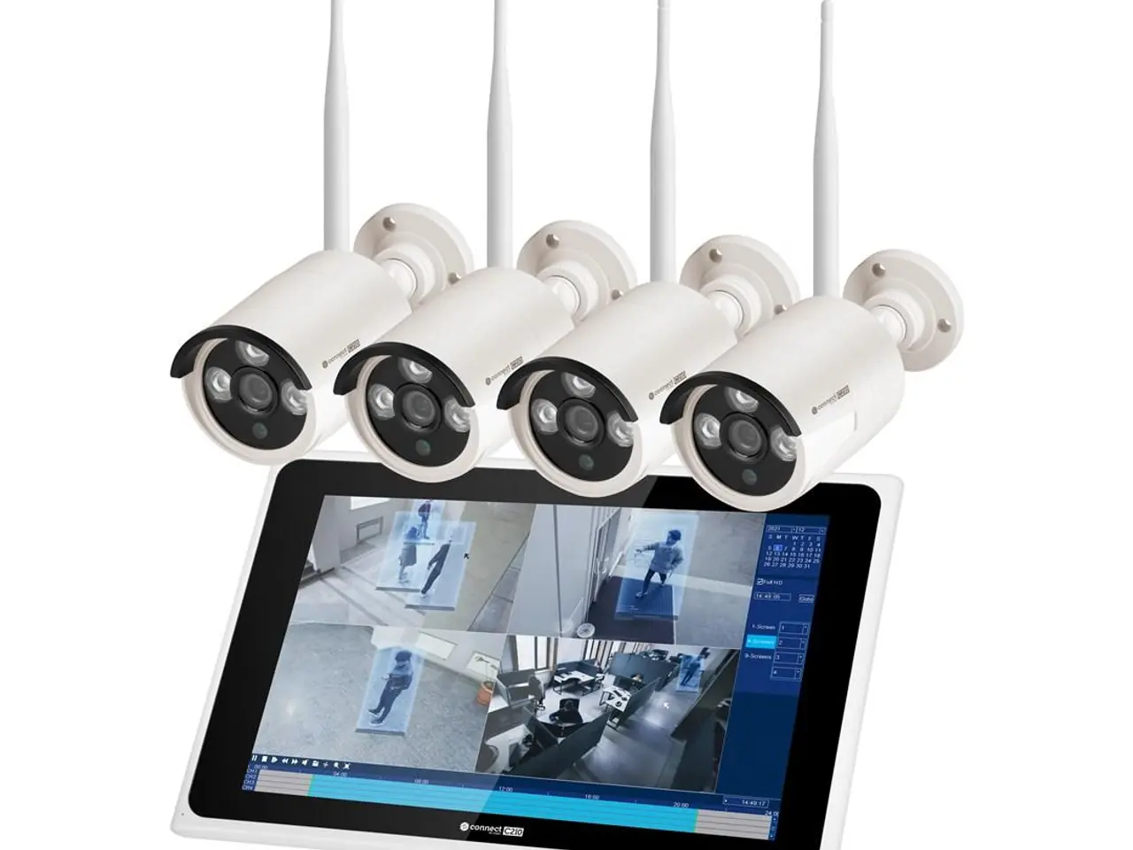 Billede 2 - Kruger & Matz Connect C210 Tuya WiFi overvågningssæt