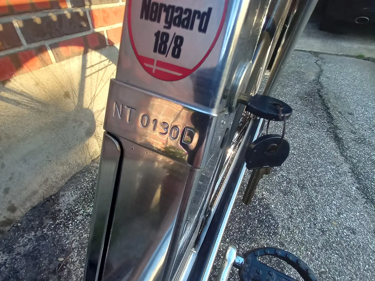 Billede 3 - Erik Nørgaard 18-8 cykel med kongekrone på ringekl