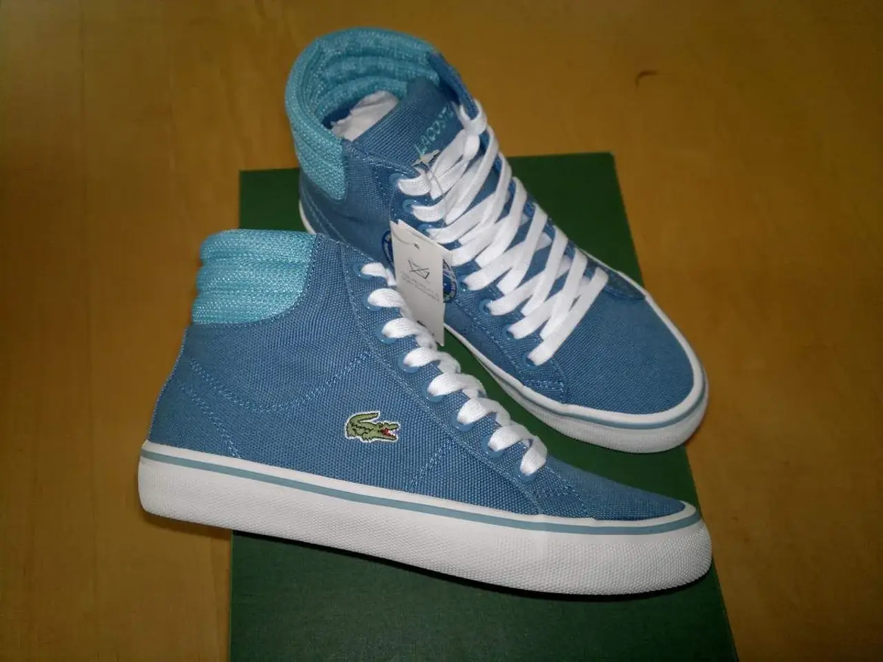 Billede 1 - Nye Lacoste high canvas sneakers. Str.30