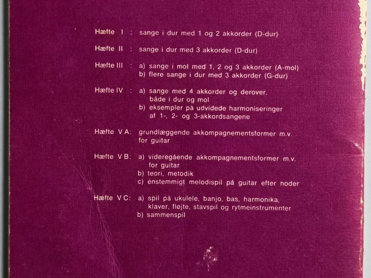 Billede 2 - Noder: "Spil bare løs 2" for guitar med 3 akkorder