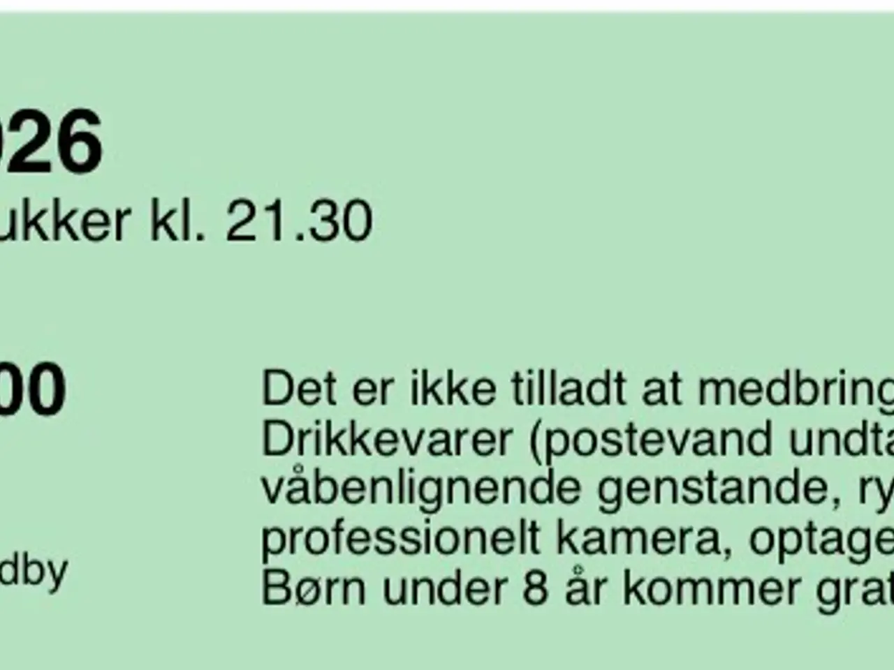 Billede 1 - Grøn koncert i Aalborg