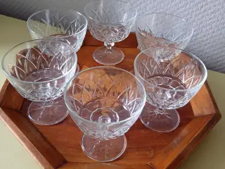 Franske Reims champagne/desert skåle