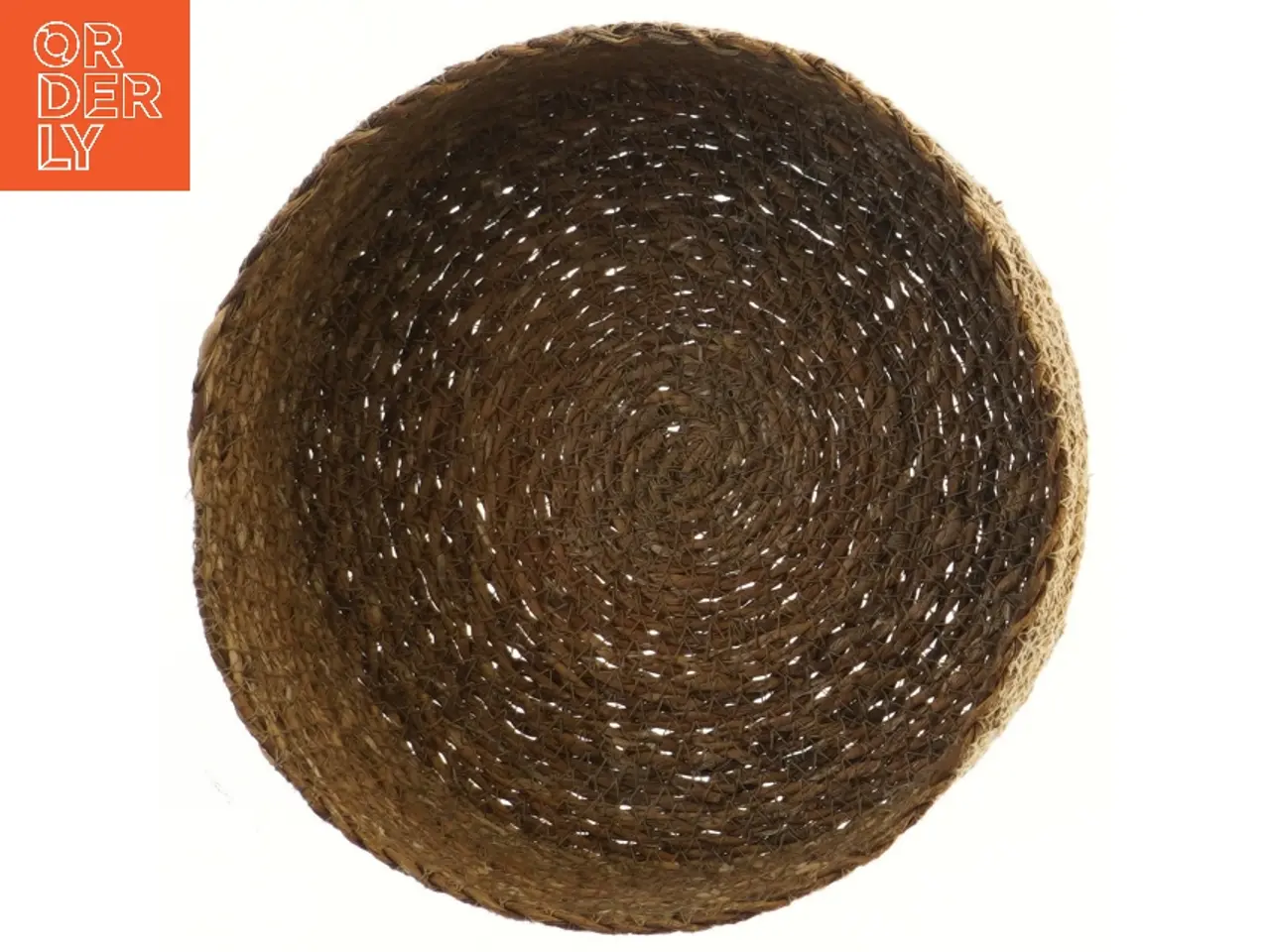 Billede 2 - Flettet rund kurv (str. Ø 23 cm)