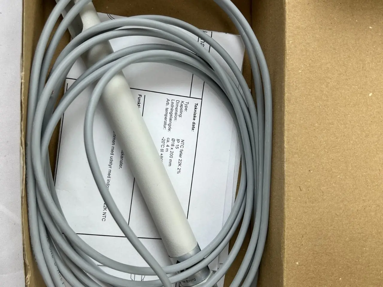 Billede 5 - LSControl 49331 ES990 Duct Temperature Sensor NTC