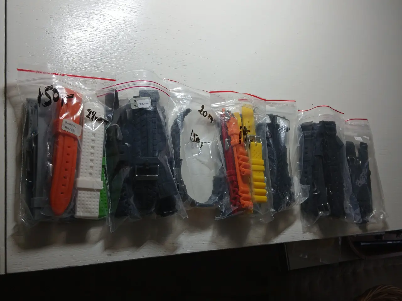 Billede 3 - Gummi ur remme flere farver og størrelser